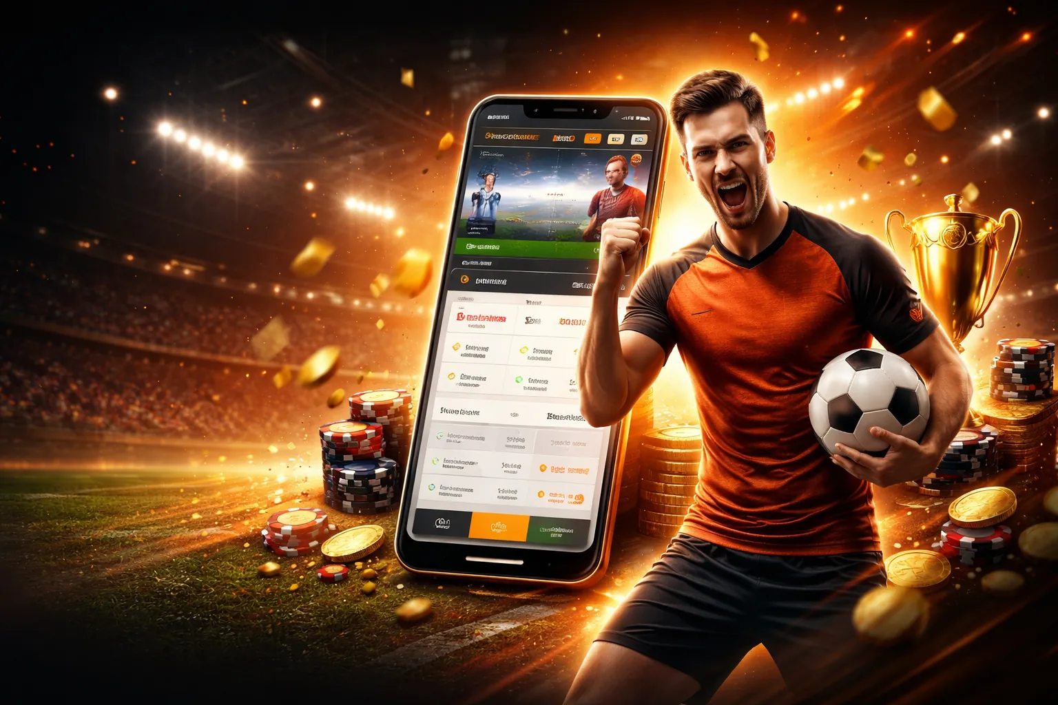 Hình ảnh nền cá cược thể thao 1xBet
